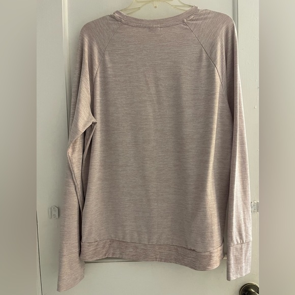 Copper Fit Long Sleeve Crew Neck Shirt-Heather Purple XLarge - Picture 2 of 4